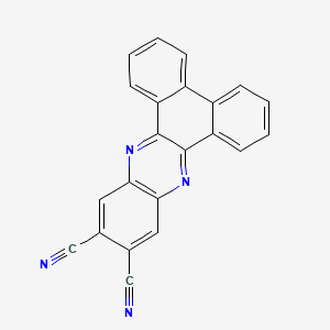 molecular formula C22H10N4 B10879520 Dibenzo[a,c]phenazine-11,12-dicarbonitrile 