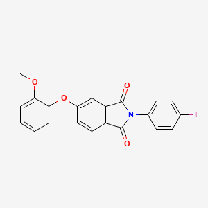 2-(4-fluorophenyl)-5-(2-methoxyphenoxy)-1H-isoindole-1,3(2H)-dione