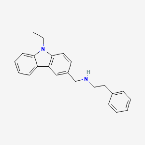 [(9-Ethylcarbazol-3-yl)methyl](2-phenylethyl)amine