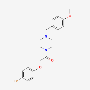 2-(4-Bromophenoxy)-1-[4-(4-methoxybenzyl)piperazin-1-yl]ethanone