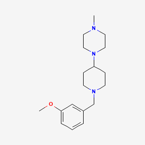 1-[1-(3-Methoxybenzyl)piperidin-4-yl]-4-methylpiperazine