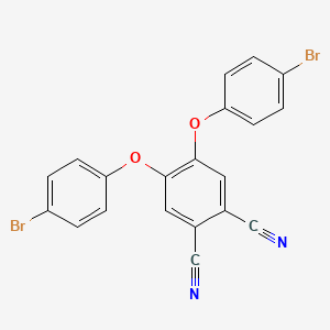 molecular formula C20H10Br2N2O2 B10879931 4,5-Bis(4-bromophenoxy)benzene-1,2-dicarbonitrile 