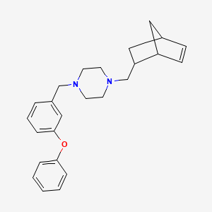 1-(Bicyclo[2.2.1]hept-5-en-2-ylmethyl)-4-(3-phenoxybenzyl)piperazine