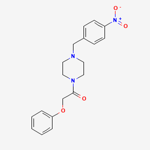 1-[4-(4-Nitrobenzyl)piperazin-1-yl]-2-phenoxyethanone