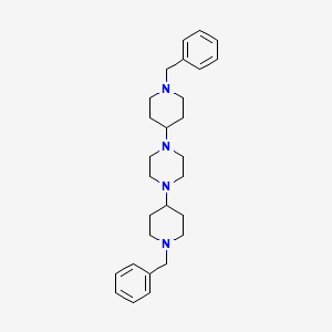 molecular formula C28H40N4 B10880026 1,4-Bis(1-benzylpiperidin-4-yl)piperazine 