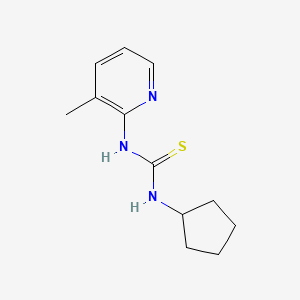 1-Cyclopentyl-3-(3-methylpyridin-2-yl)thiourea