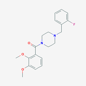 (2,3-Dimethoxyphenyl)[4-(2-fluorobenzyl)piperazin-1-yl]methanone