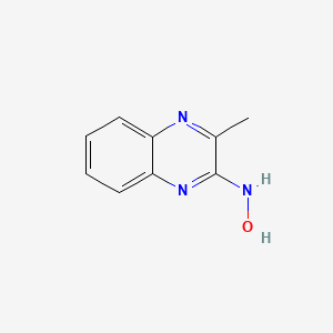 molecular formula C9H9N3O B10880422 N-(3-Methylquinoxalin-2-yl)hydroxylamine CAS No. 23468-79-3