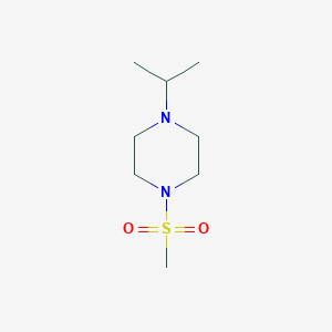 molecular formula C8H18N2O2S B10880427 1-Isopropyl-4-(methylsulfonyl)piperazine 