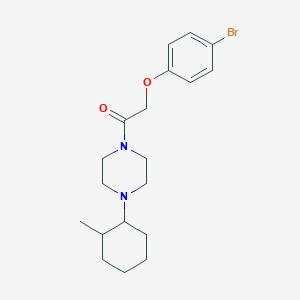 2-(4-Bromophenoxy)-1-[4-(2-methylcyclohexyl)piperazin-1-yl]ethanone