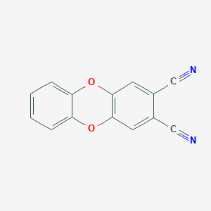 molecular formula C14H6N2O2 B10880441 Oxanthrene-2,3-dicarbonitrile 