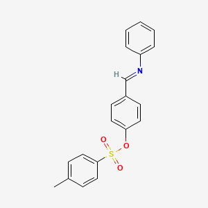 4-[(E)-(phenylimino)methyl]phenyl 4-methylbenzenesulfonate