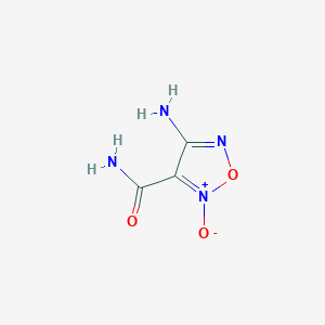 4-Amino-1,2,5-oxadiazole-3-carboxamide 2-oxide