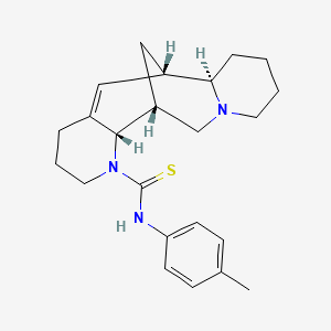 molecular formula C23H31N3S B10880499 N~3~-(4-Methylphenyl)-3,15-diazatetracyclo[7.7.1.0~2,7~.0~10,15~]heptadec-7-ene-3-carbothioamide 