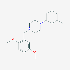 1-(2,5-Dimethoxybenzyl)-4-(3-methylcyclohexyl)piperazine