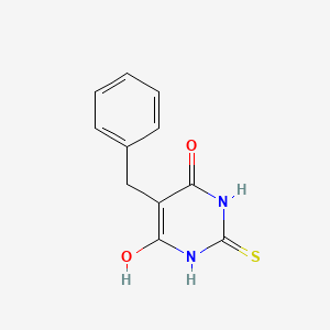 molecular formula C11H10N2O2S B10880584 5-benzyl-6-hydroxy-2-thioxo-2,3-dihydropyrimidin-4(1H)-one 