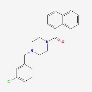 [4-(3-Chlorobenzyl)piperazin-1-yl](naphthalen-1-yl)methanone