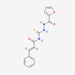 N-[N'-(Furan-2-carbonyl)-hydrazinocarbothioyl]-3-phenyl-acrylamide