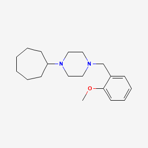 1-Cycloheptyl-4-(2-methoxybenzyl)piperazine