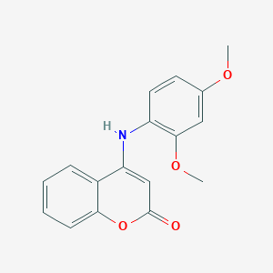 4-[(2,4-dimethoxyphenyl)amino]-2H-chromen-2-one