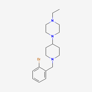 1-[1-(2-Bromobenzyl)piperidin-4-yl]-4-ethylpiperazine