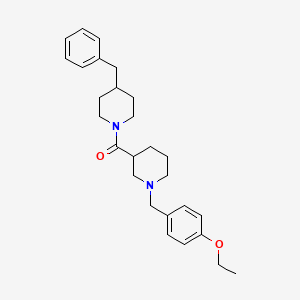 (4-Benzylpiperidin-1-yl)[1-(4-ethoxybenzyl)piperidin-3-yl]methanone