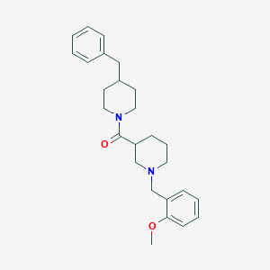 molecular formula C26H34N2O2 B10880940 (4-Benzylpiperidin-1-yl)[1-(2-methoxybenzyl)piperidin-3-yl]methanone 