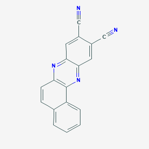 molecular formula C18H8N4 B10880990 Benzo[a]phenazine-9,10-dicarbonitrile 