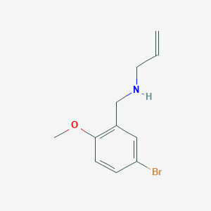 molecular formula C11H14BrNO B10881020 N-(5-bromo-2-methoxybenzyl)prop-2-en-1-amine 