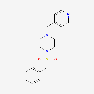 1-(Benzylsulfonyl)-4-(4-pyridylmethyl)piperazine