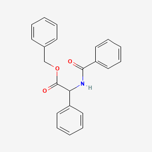 molecular formula C22H19NO3 B10881141 Benzyl phenyl[(phenylcarbonyl)amino]acetate 