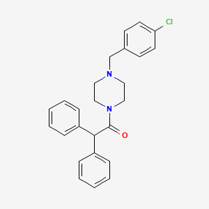 1-[4-(4-Chlorobenzyl)piperazin-1-yl]-2,2-diphenylethanone