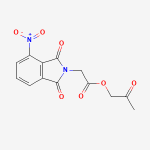 molecular formula C13H10N2O7 B10881245 2-oxopropyl (4-nitro-1,3-dioxo-1,3-dihydro-2H-isoindol-2-yl)acetate 