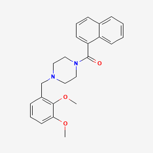 [4-(2,3-Dimethoxybenzyl)piperazin-1-yl](naphthalen-1-yl)methanone