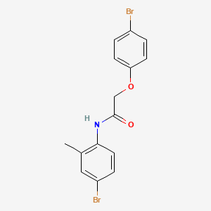 N-(4-bromo-2-methylphenyl)-2-(4-bromophenoxy)acetamide