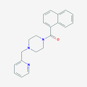 Naphthalen-1-yl[4-(pyridin-2-ylmethyl)piperazin-1-yl]methanone