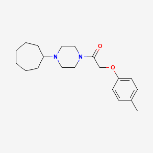 1-(4-Cycloheptylpiperazin-1-yl)-2-(4-methylphenoxy)ethanone