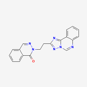 molecular formula C19H14N6O B10881571 2-[2-([1,2,4]triazolo[1,5-c]quinazolin-2-yl)ethyl]phthalazin-1(2H)-one 