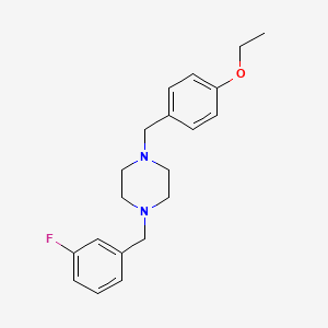 1-(4-Ethoxybenzyl)-4-(3-fluorobenzyl)piperazine