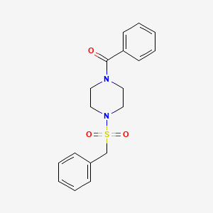 [4-(Benzylsulfonyl)piperazin-1-yl](phenyl)methanone