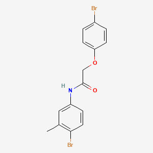 N-(4-bromo-3-methylphenyl)-2-(4-bromophenoxy)acetamide