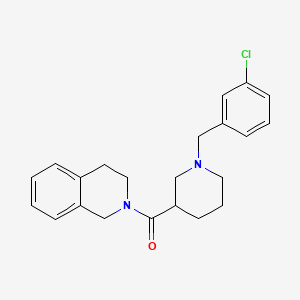 [1-(3-chlorobenzyl)piperidin-3-yl](3,4-dihydroisoquinolin-2(1H)-yl)methanone