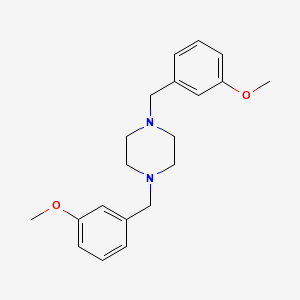 molecular formula C20H26N2O2 B10881757 1,4-Bis(3-methoxybenzyl)piperazine 