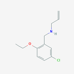 molecular formula C12H16ClNO B10881776 N-(5-chloro-2-ethoxybenzyl)prop-2-en-1-amine 