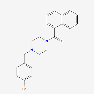 [4-(4-Bromobenzyl)piperazin-1-yl](naphthalen-1-yl)methanone