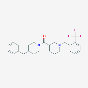 (4-Benzylpiperidin-1-yl){1-[2-(trifluoromethyl)benzyl]piperidin-3-yl}methanone