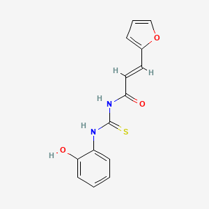 1-(3-(Furan-2-yl)acryloyl)-3-(2-hydroxyphenyl)thiourea