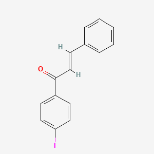 molecular formula C15H11IO B10882163 2-Propen-1-one, 1-(4-iodophenyl)-3-phenyl- CAS No. 7466-60-6