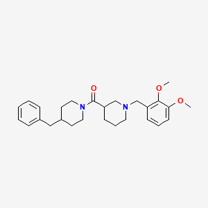 molecular formula C27H36N2O3 B10882184 (4-Benzylpiperidin-1-yl)[1-(2,3-dimethoxybenzyl)piperidin-3-yl]methanone 