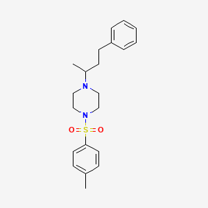 1-[(4-Methylphenyl)sulfonyl]-4-(4-phenylbutan-2-yl)piperazine